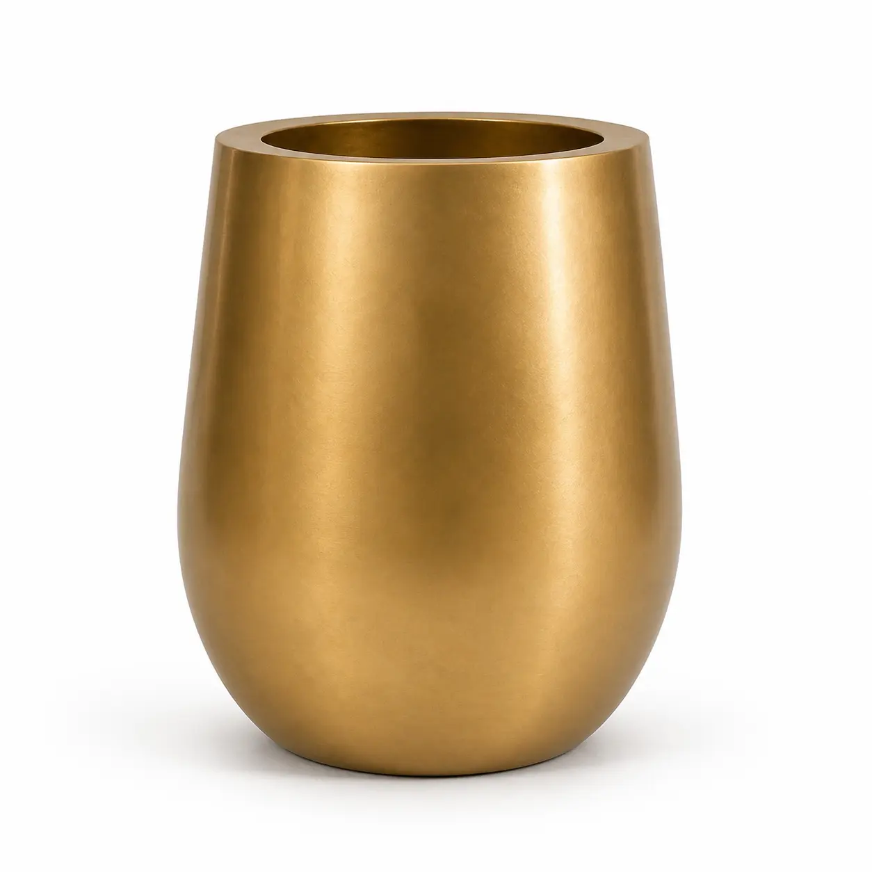 Maceta Curved 70 dorada Innovarte