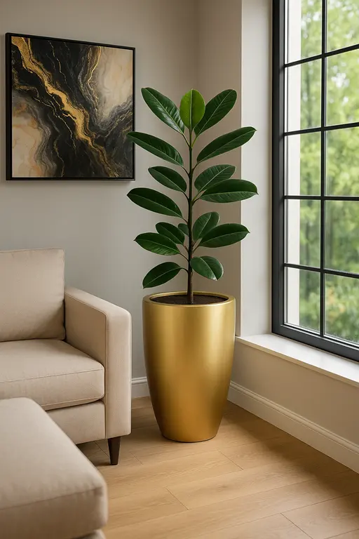 Gold Pot Deluxe jardinera decorativa Innovarte