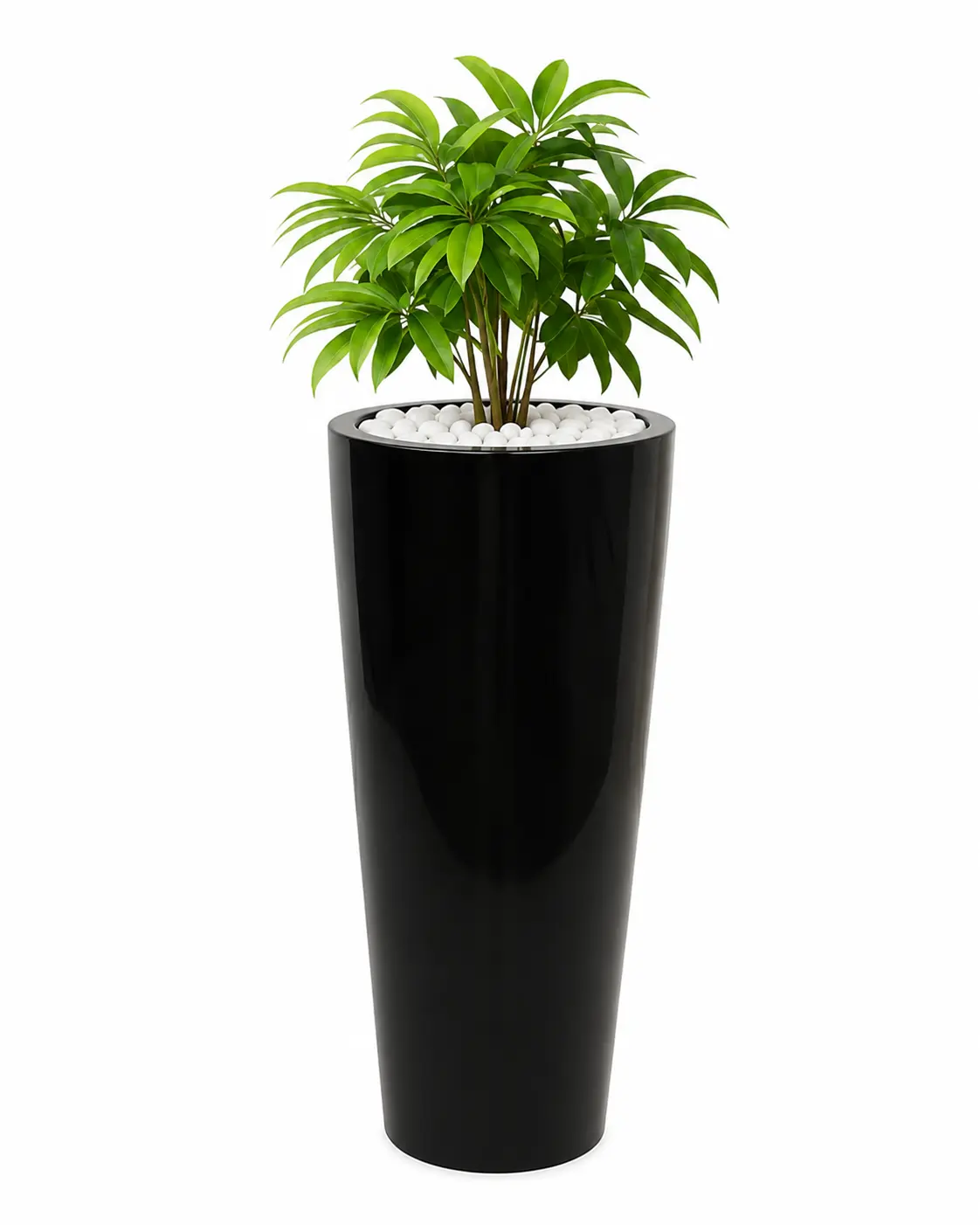 Maceta High Rounded para interiores y exteriores