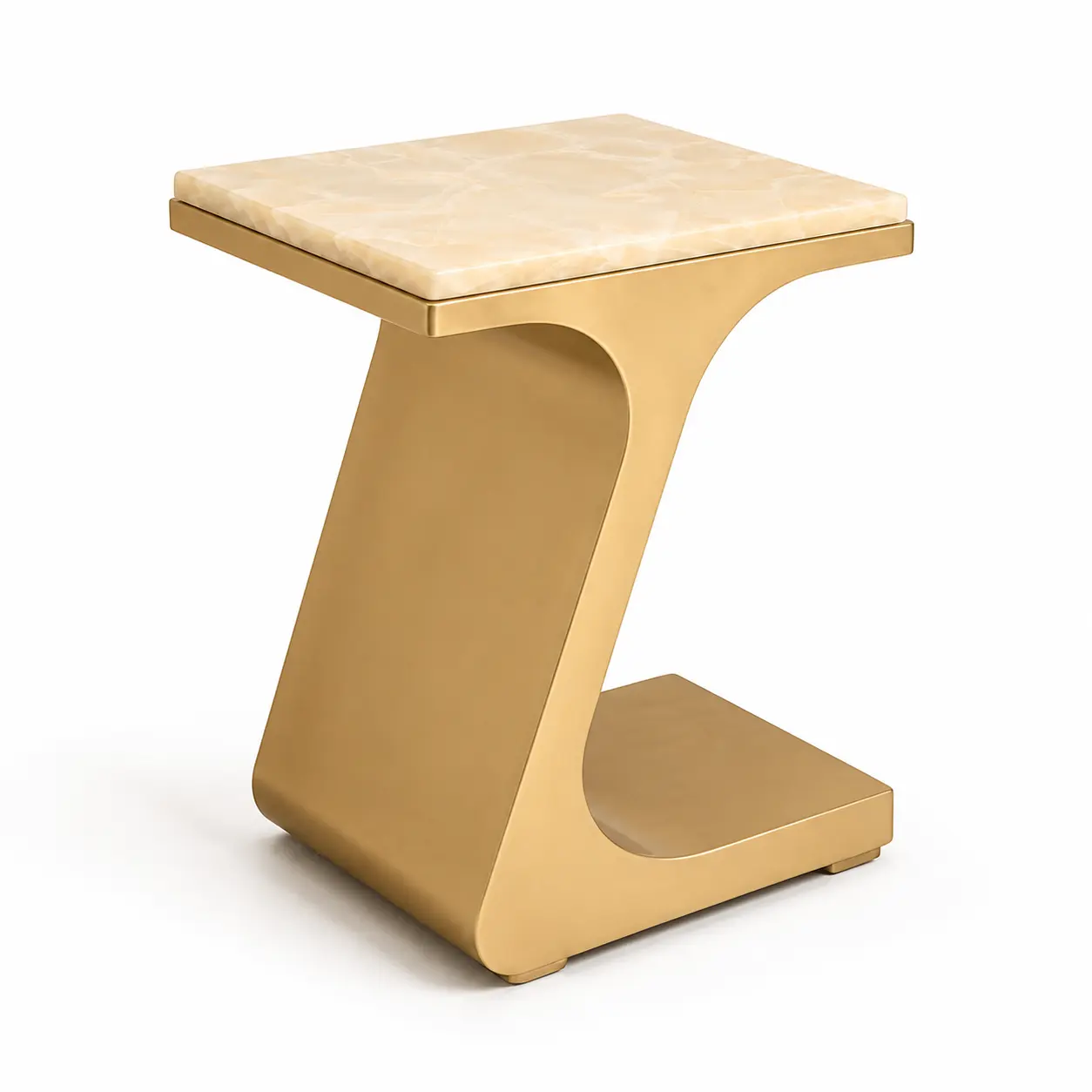 Mesa Abstracta dorada Innovarte